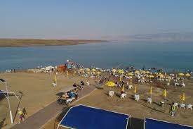 شاطئ كاليا (الواحة) في البحر الميت - فلسطين المحتلة